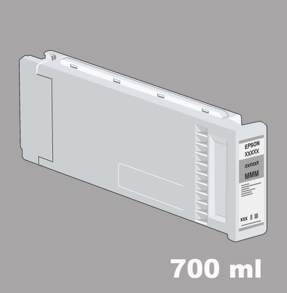 T800000 Tinta para Epson SureColor SC-P10000 / P20000 gris claro